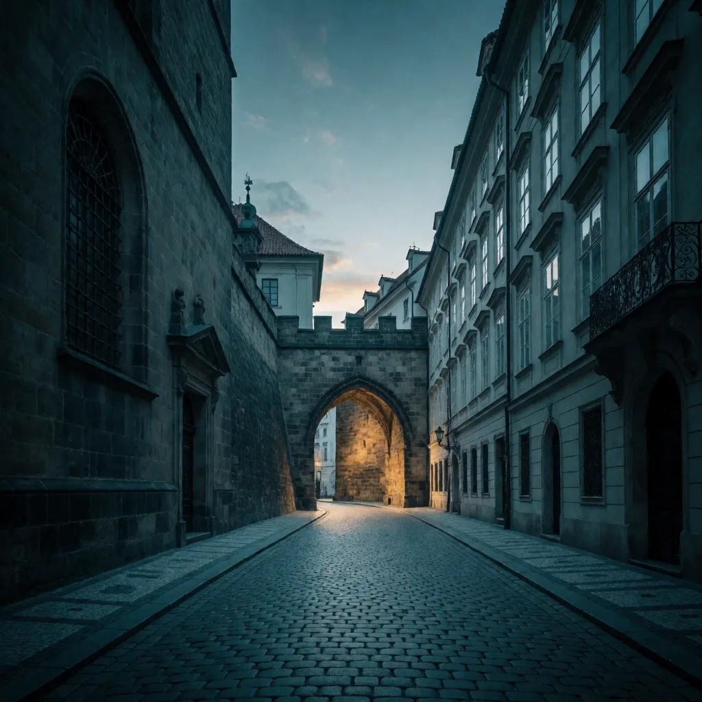 Exteriér historické budovy v Revoluční ulici, kde sídlí Grand Lobby X